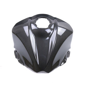 Cubierta de Tanque de Fibra de Carbono Seca 3K con Acabado Brillante de Carbono Twill, Ligera, para Carenado de Motocicleta GSX1300R Hayabusa - Product Image 3