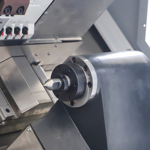 Độ chính xác cao duy nhất trục chính <span class=keywords><strong>CNC</strong></span> chuyển Trung tâm nặng cắt phay hợp chất tiện với fanuc Hệ thống lõi thành phần động cơ - Product Image 5