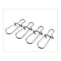 Kualitas Tinggi Tahan Lama 100pcs/Kantong Rolling Stainless Steel Safety Snap Fishing Swivels Connectors Gear Accessories Lure Fishing