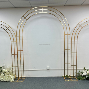 Đám cưới sắt nền kim loại khung nền đám cưới nền trang trí đám cưới - Product Image 6