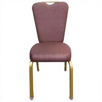 Chaises de salle à manger sans accoudoirs en alliage d'aluminium et tube de fer, design minimaliste moderne, fabriquées en usine, pour hôtels et restaurants, avec coussin