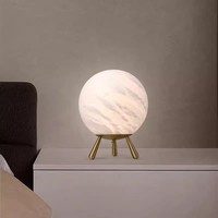 Nouvelle lampe de table en marbre de cuivre lampe de table décorative de salon de luxe pour bureau d'étude