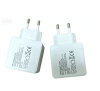 Nouveau chargeur mural rapide USB-C PD 40W à 2 ports, ignifuge, pour téléphone et ordinateur portable, 2026