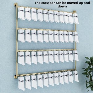 Présentoir mural réglable pour bijoux de supermarché, étagère perforée en métal durable pour boucles d'oreilles, gants, chaussettes - Product Image 5