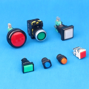 Venta caliente ABILKEEN H = 3,2mm Diámetro 7,9mm Botón rojo Tipo OFF-ON Interruptor de botón de plástico con terminales de soldadura de 2 pines - Product Image 4