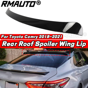 RMAUTO Carbon Fiber Roof Spoiler Rear Window <b>Wing</b> Lip Rear Roof Top Spoiler Body Kit for Toyota Camry 2018-2021 Car Accessories - Product Image 1