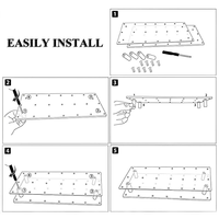 Support à double couche en acrylique transparent multi-prises pour cake pops, idéal pour table de desserts, présentation de friandises de fête, et support de présentation de sucettes en acrylique