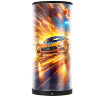 Ventilateur holographique 3D H75 True 360 Cylinder, projecteur d'affichage LED holographique pour les expositions, les événements, les centres commerciaux, la publicité
