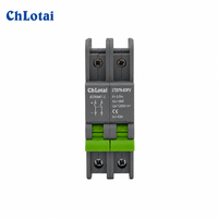 Disjoncteur miniature haute tension 2P 63A DC 1200V IEC 60947-2 pour rail DIN, protection solaire photovoltaïque BESS LTB7N-63PV