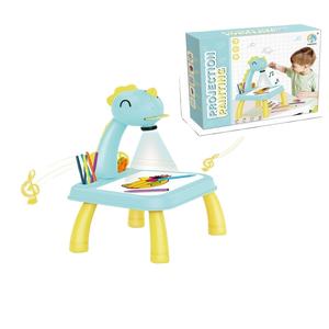 Популярный веселый обучающий умный динозавр, Интерактивная проекция, волшебный рисунок, проектор для рисования, Проекционный стол для рисования для детей - Product Image 1