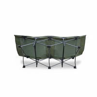 Lit de camping pliable ultraléger de luxe en métal moderne pour chambre à coucher, jardin extérieur, plage, voyage