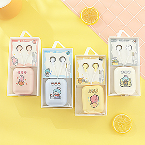 Kiki-364 <strong>Earphones</strong> Accessories Stereo Earbud In-Ear Headphones Microphone Basic Wired LED <strong>Cute</strong> Cartoon <strong>Earphones</strong> - Product Image 6