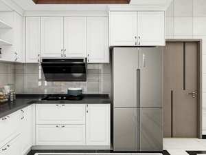 Gabinetes de Cocina Modernos, Diseño Blanco, Estilo Shaker, Melamina, Madera Contrachapada, MDF, Tablero de Partículas, Fregadero de Acero Inoxidable - Product Image 5