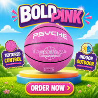 Ballon de football PSYCHE officiel, rose rouge, pour entraînement des jeunes, toucher doux, durable, hygroscopique, PU, intérieur/extérieur, taille 6, ballon de match, logo personnalisé pour l'école