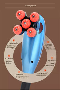 Fábrica barato al por mayor nuevo masajeador corporal eléctrico vibrador espalda masajeador de mano delfín martillo de masaje infrarrojo - Product Image 3