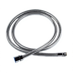 Tuyau de douche <span class=keywords><strong>flexible</strong></span> et durable en acier inoxydable chromé avec installation facile pour lave-vaisselle et <span class=keywords><strong>robinet</strong></span> - Product Image 1