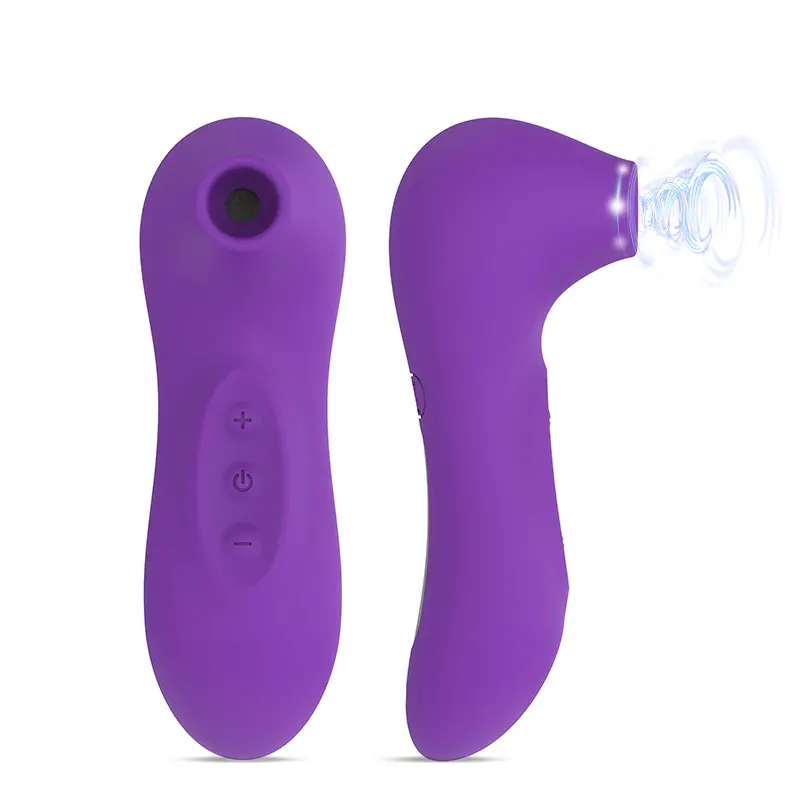 Vibromasseur de succion clitoridien avec 10 modes d'intensité pour les femmes, vibrateur d'aspiration de mamelons clitoris silencieux rechargeable étanche