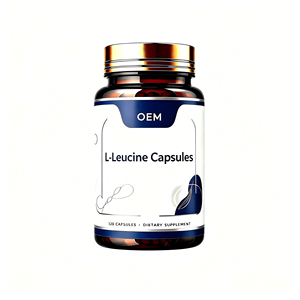 Cápsulas de L-Leucina al por Mayor de Marca Privada OEM, Vegetarianas, Sin Gluten, No Modificadas Genéticamente, para Apoyar la Síntesis de Proteínas Musculares - Product Image 1