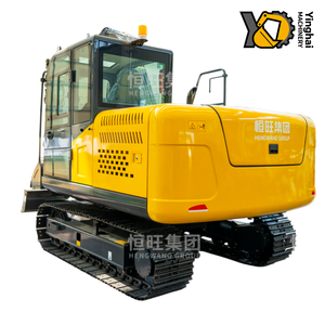 Venta directa de fábrica de la miniexcavadora hidráulica Hengwang HW80 de 8 toneladas, equipo de construcción disponible para venta inmediata. - Product Image 3