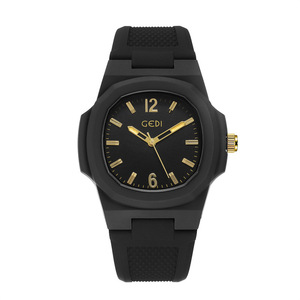 Reloj deportivo de moda para hombre, reloj ovalado de nicho, resistente al agua, de cuarzo, con correa de silicona, venta al por mayor. - Product Image 4