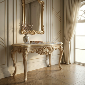 <span class=keywords><strong>Lit</strong></span> classique français en bois sculpté, taille King, capitonné en bouclé, ensemble de chambre à coucher pour hôtel, chambre d'hôtes, projet de villa, FF&E sur mesure - Product Image 5