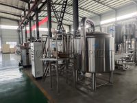 Équipement de brassage de bière automatique SUS304 avec système de contrôle PLC 5000L 50BBL 50HL Équipement de brasserie