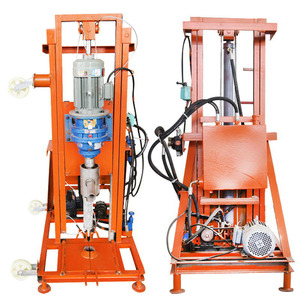 Foreuse rotative hydraulique portable pour puits d'eau de 100 m de profondeur / Machine de forage de puits d'eau avec démarrage électrique - Product Image 1