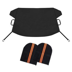 Couverture de <span class=keywords><strong>pare</strong></span>-<span class=keywords><strong>brise</strong></span> étanche Oxford 600D robuste couverture de glace de <span class=keywords><strong>givre</strong></span> de neige de <span class=keywords><strong>pare</strong></span>-<span class=keywords><strong>brise</strong></span> de voiture magnétique pour couvertures de rétroviseurs latéraux - Product Image 1