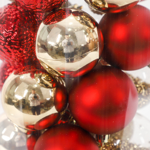 2024 artículo <span class=keywords><strong>de</strong></span> decoración <span class=keywords><strong>de</strong></span> Navidad bolas <span class=keywords><strong>de</strong></span> Navidad 8cm oro rojo brillo brillante en relieve decoración Feliz Navidad Enfeite Natal Navidad - Product Image 6