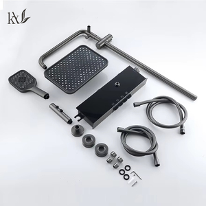 Modern Digital Display <strong>Shower</strong> Mixer Piano Key <strong>Control</strong> SUS304 Luxury Rainfall <strong>Shower</strong> System Hydroelectric Smart Bathroom <strong>Shower</strong> - Product Image 2
