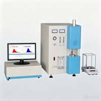 Analizador de Carbono y Azufre por Infrarrojos de Alta Frecuencia ISO9556 ISO4935, Detector Rápido de Contenido de Carbono y Azufre para Laboratorio Industrial