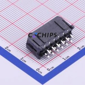 430451212 Wire-to-Board Pin Header Through hole Component (THT),P=3mm Connector 2x6P 3mm Through Hole Micro-Fit (MX 3.0) - Product Image 2