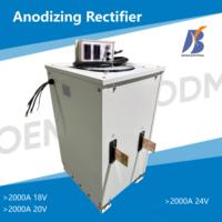 Redresseur de machines de galvanoplastie en métal 2000A 18V