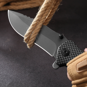 Cuchillo Plegable HL Premium 3Cr13 con Mango de Madera de Olivo y Aluminio para Camping, Caza, Supervivencia, EDC, Táctico - Product Image 2