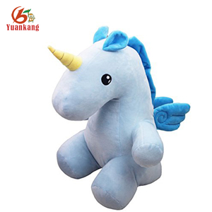 Peluche licorne personnalisée unisexe en peluche avec coton polyester PP Remplissage direct à l'usine - Product Image 2