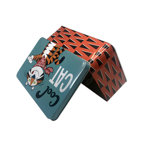 Nguồn gactory biểu tượng tùy chỉnh trẻ em Đồ chơi <span class=keywords><strong>tin</strong></span> Hộp Quà Tặng thiếc tiffin Bento Hộp Ăn Trưa hình chữ nhật lưu trữ di động hộp thiếc với xử lý - Product Image 5