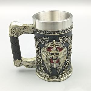 Copa de Vino Medieval Creativa e Individualizada, Copa de <span class=keywords><strong>Cerveza</strong></span> de Acero Inoxidable, Copa de <span class=keywords><strong>Cerveza</strong></span> con Forma de Hacha de Batalla, Copa de Agua - Product Image 6