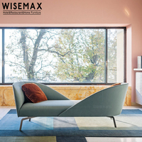 WISEMAX — ensemble canapé-lit en velours modulaire, moderne, luxueux, avec jambes en métal, sofa à accès