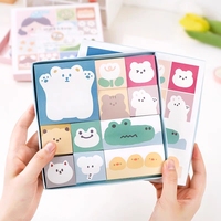 Dessin animé Animal Collant Notes Post Bloc-Notes Bloc-Notes Kawaii Papeterie Bureau École Fournitures Accessoires Blocs-Notes