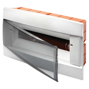 สวิตช์บอร์ดแบบฝังผนัง Gewiss 12M สีขาวนม พลาสติก IP20 ติดตั้งง่าย - Product Image 1