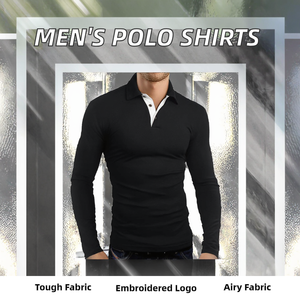 เสื้อเชิ้ตแขนยาวผ้าฝ้ายไม่ทอระบายอากาศได้ดีสำหรับผู้ชาย ขายส่ง พร้อมปักโลโก้ - Product Image 2