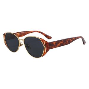 <b>Retro</b> Cat Eye <b>Sunglasses</b> Women Full Rim Metal Tortoise Shell UV400 Sun Protection Fashion Glasses - Product Image 5