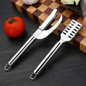 Coltello per pesce aperto in acciaio inossidabile utensili per pesci domestici che raschiano la <span class=keywords><strong>cucina</strong></span> per pialla a squame di pesce oltre a scavare un coltello sporco - Product Image 5