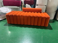 Ensemble de canapés modulaires modernes avec rembourrage en éponge pour appartement et villa, livraison directe aux États-Unis, certificat CE