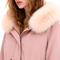 Parka en fausse fourrure de renard pour femme, à capuche, écologique, tissée, manteau d'hiver chaud, sur mesure, OEM, ODM, vente en gros