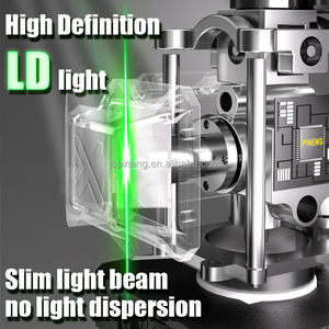 360 °   Niveau laser <span class=keywords><strong>vert</strong></span> 4D 16 lignes rotatif professionnel pour extérieur, construction, marquage, outil avec batterie au lithium - Product Image 4