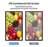 Solution de centre commercial support mural LCD écran tactile capacitif signalisation numérique Android LCD lecteur de publicité écran Lcd