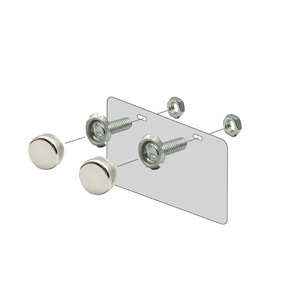 Vis antivol en acier inoxydable pour plaques d'immatriculation, classe 8.8, filetage standard, usage général - Product Image 1