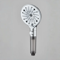 Haute qualité 11 fonctions Massage poche Nano bulle pommeau de douche PP coton filtre avec bouton d'arrêt en un clic pour salle de bain