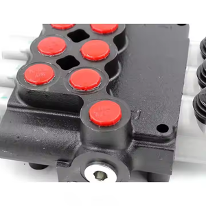Vanne directionnelle monobloc à 3 bobines P80-U78-3OT, matériau en acier, fabriquée par une entreprise de matériel hydraulique - Product Image 4